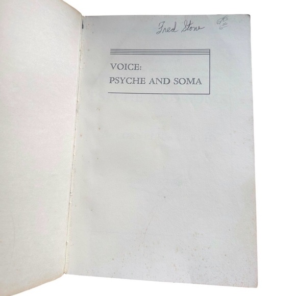 VOICE: PSYCHE AND SOMA Cornelius L. Reid
Softback Second Printing 1982 - Picture 4 of 6